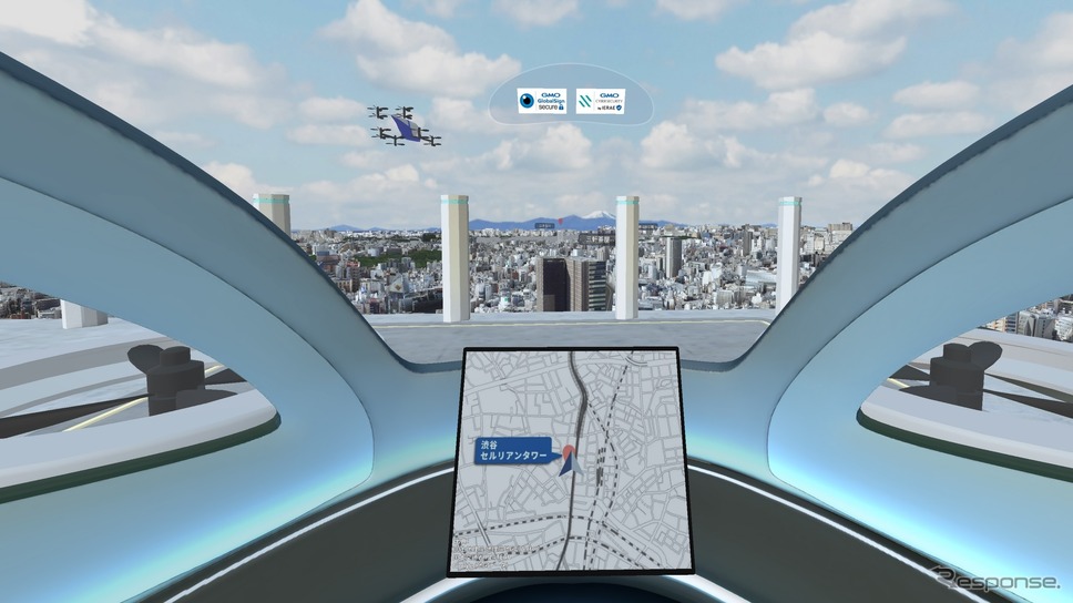 VR映像：運転席からの視覚イメージ
