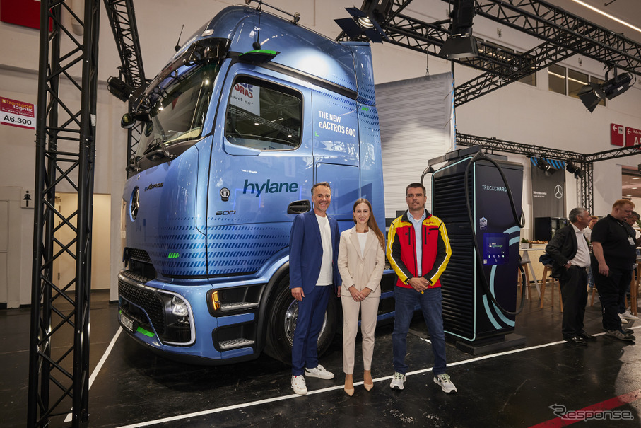 ダイムラートラック、DHLグループ、ハイレーンが電動トラック分野で提携