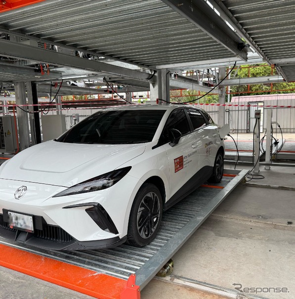 ジゴワッツがタイの機械式駐車場にEV充電器を5台設置
