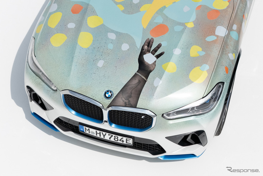 BMWの水素燃料電池車『iX5』のアートカー