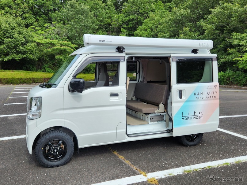 軽自動車（スズキ・エブリイ）をベースとした多機能車両「MARU MOBI Lite（マルモビライト）」