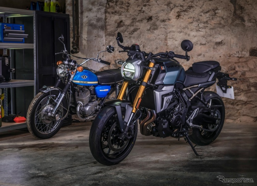 スズキ GSX-8T と60年代のT500