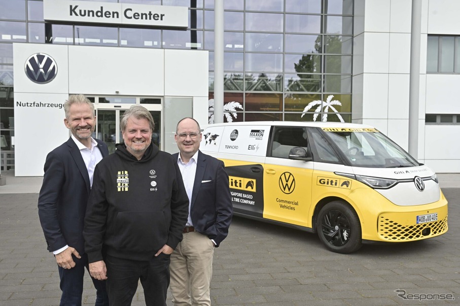 ライナー・ツィートロウ氏が、VW『ID.Buzz』で75カ国を巡る世界記録挑戦の旅に出発