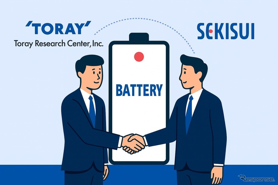 東レリサーチセンターと積水化学が二次電池評価試験に関する連携を開始