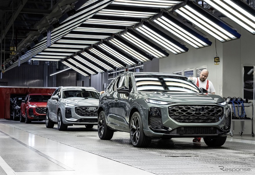アウディ『Q3』新型の量産をハンガリー・ジェール工場で開始