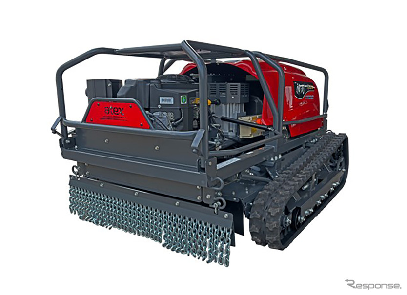 アクティオのハイブリッドラジコン草刈機「神刈 RJ1016」
