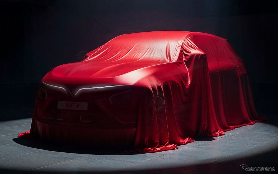 ビンファストの新型EVのティザー