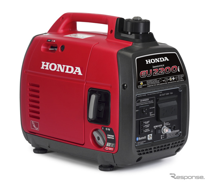 ホンダパワースポーツ&プロダクツが、ポータブル発電機に一酸化炭素検知・自動停止システム「CO-MINDER」の強化版を搭載