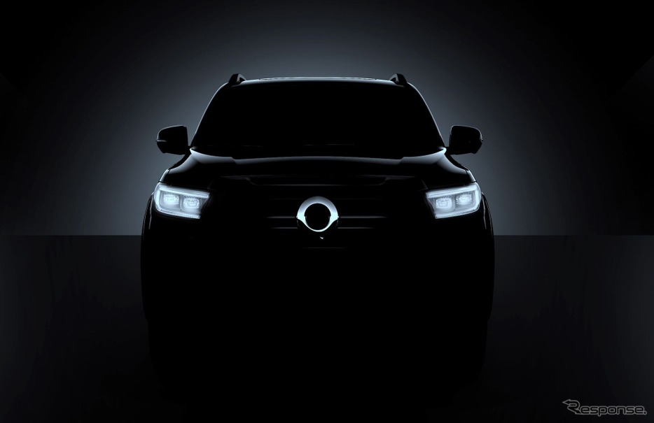 長城汽車の新型ピックアップトラックのティザー