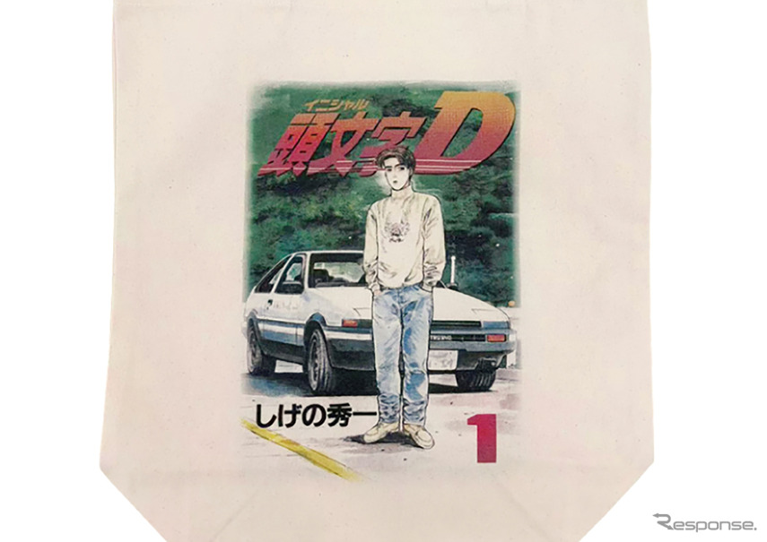 『頭文字D』の世界観をモチーフにしたトートバッグ