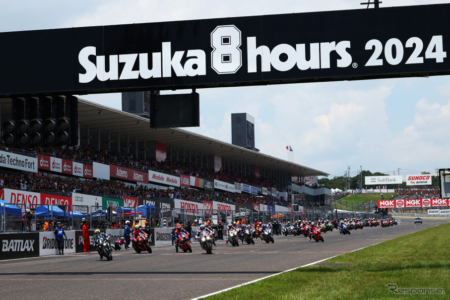 鈴鹿8耐 第45回大会（2024年）の様子