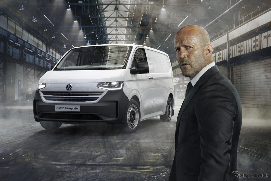 VW『トランスポーター・カーゴバン』新型とジェイソン・ステイサム