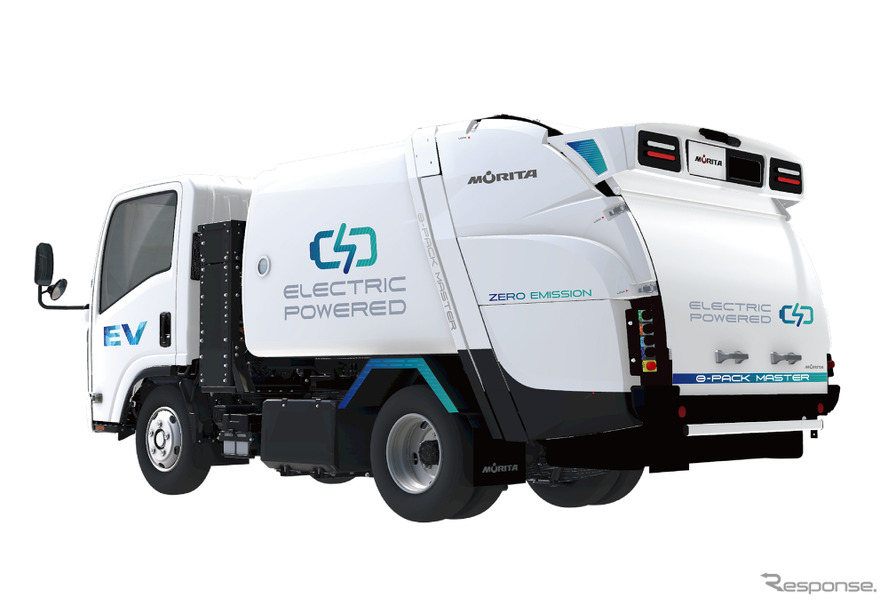 EV回転式塵芥収集車「eパックマスター」