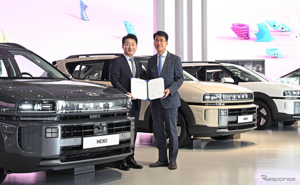 ヒョンデ『ネッソ』新型など電動車両63台がAPEC・クリーンエネルギー閣僚会議の公式車両に