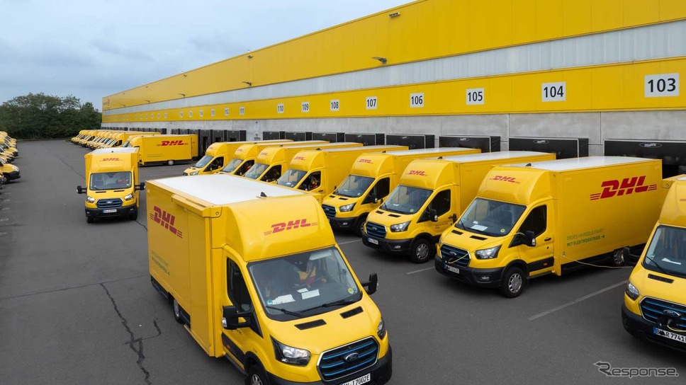 ドイツポスト・DHLがフォード製電動バン4900台導入