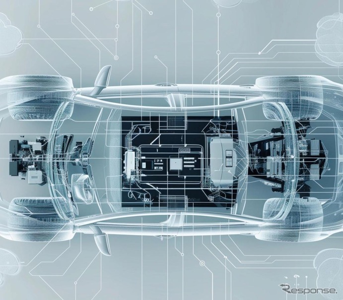ドイツの自動車メーカーの特許技術のイメージ