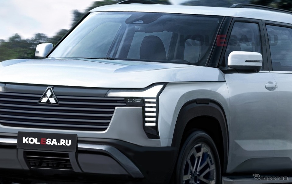 三菱 パジェロスポーツ 次期型の予想CG