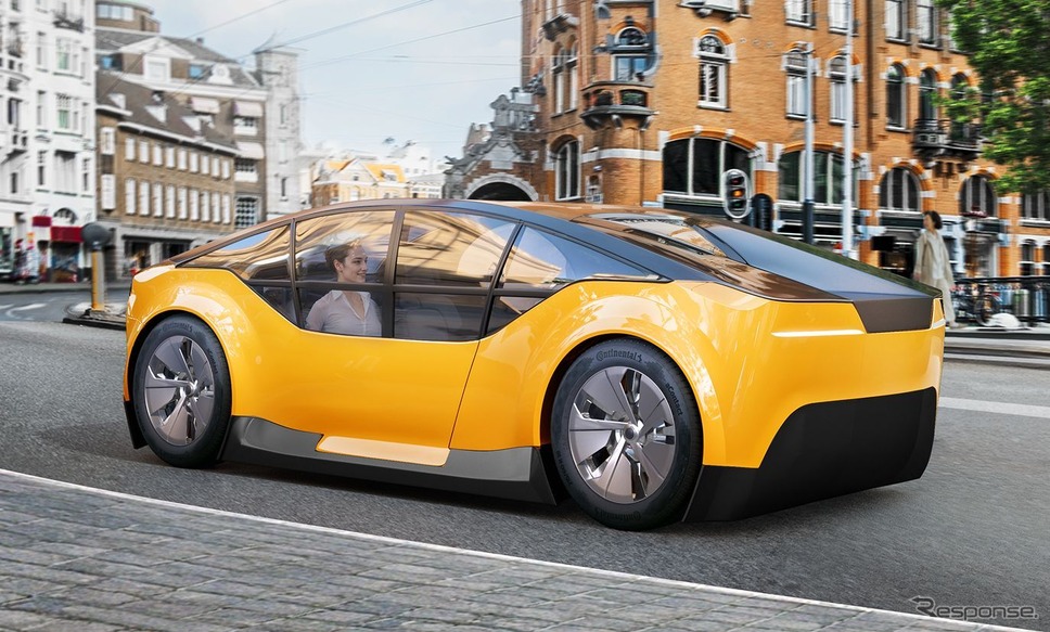 コンチネンタルの自動運転車専用のタイヤ「aContact」