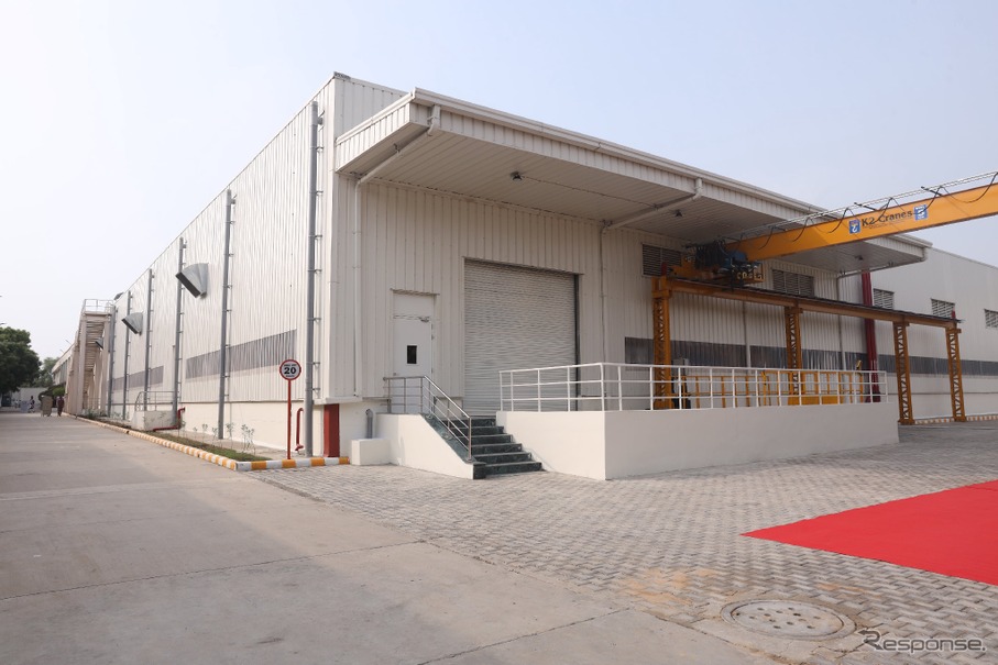 アネスト岩田の新設された組み立て工場（インド グレーター・ノイダ）