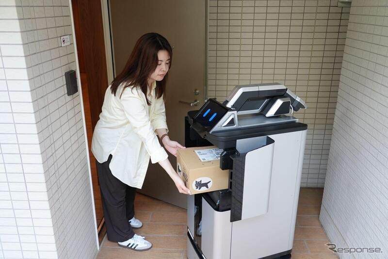 大規模マンションでのラストマイルモデルの構築に向けた自動配送ロボットを活用した実証