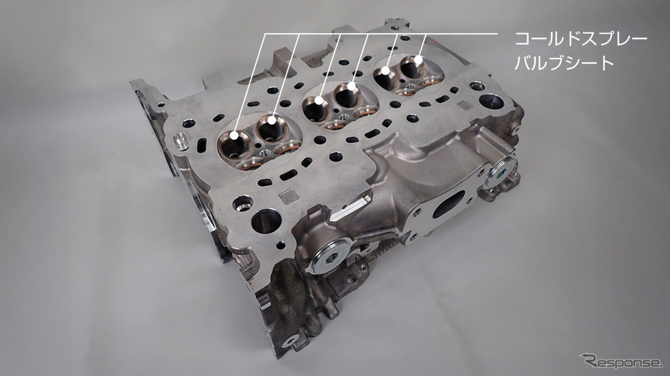 コールドスプレー工法を用いたバルブシートを、新開発のe-POWERエンジンに採用