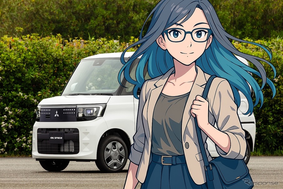 三菱 eKスペース 新型（イメージ）