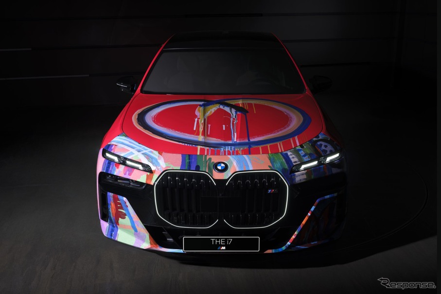 BMW i7のアートカー