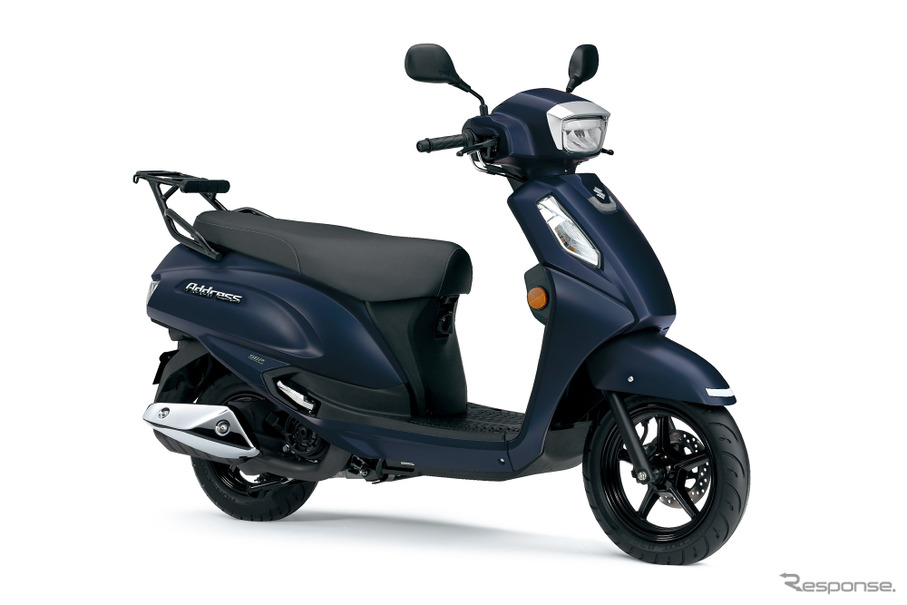 スズキの新型スクーター『アドレス125』（マットステラブルー）