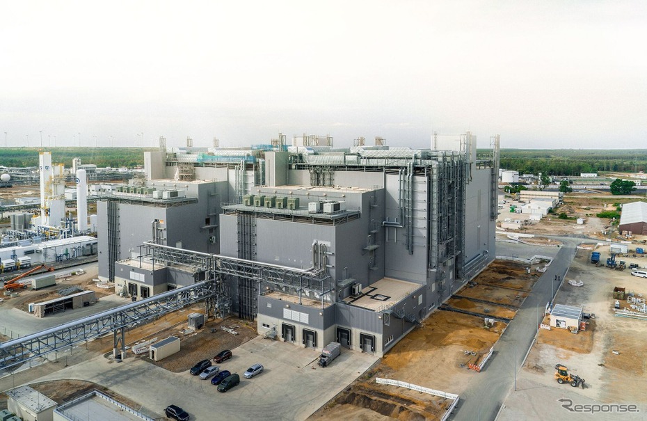 BASFのドイツ・シュヴァルツハイデにある正極材（CAM）製造工場