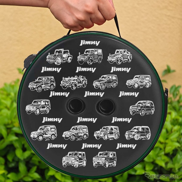 タイヤ型折りたたみ椅子 SUZUKI JIMNY HISTORY