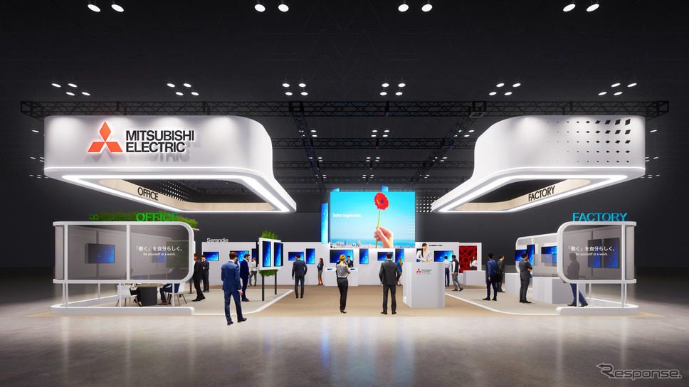 三菱電機の「CEATEC 2025」ブースイメージ