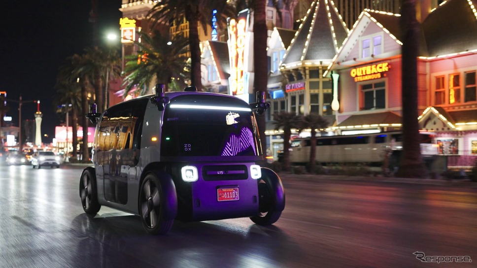 Zooxが世界初の専用設計ロボタクシーで配車サービスを米ラスベガスで開始