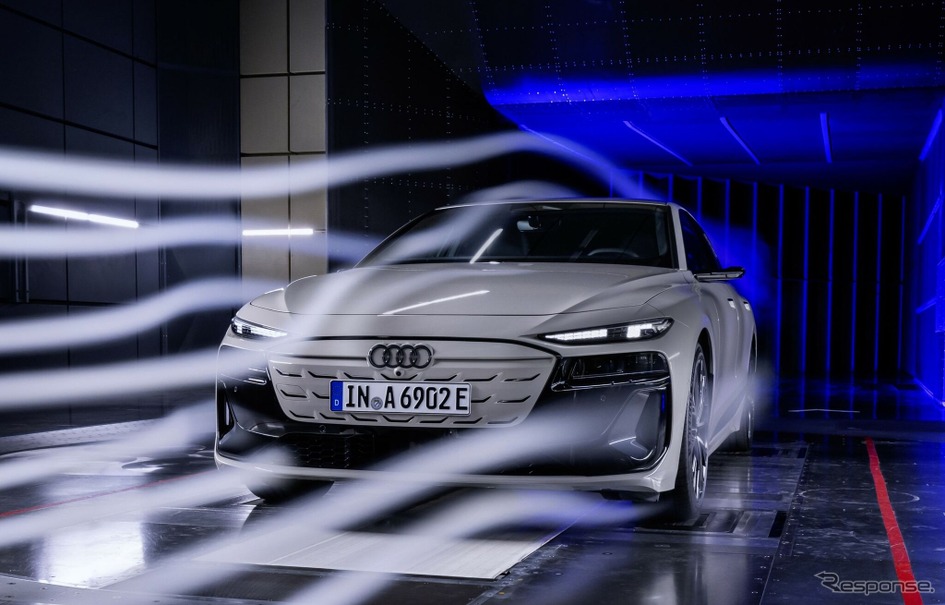 「Audi Virtual Exhibit」のアウディ『A6 e-tron』のコンテンツ（イメージ）