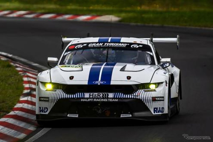 総合優勝したHRTの「Ford Mustang GT3」