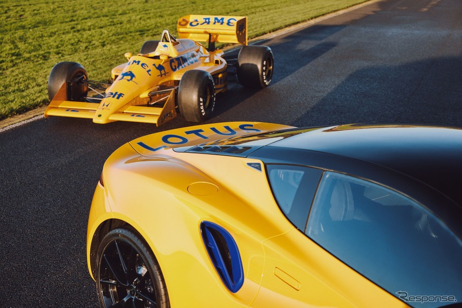 セナのF1マシン「99T」にインスパイアされたロータス『エミーラ・リミテッド』