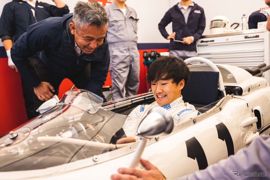 ホンダ「RA272」と角田裕毅選手