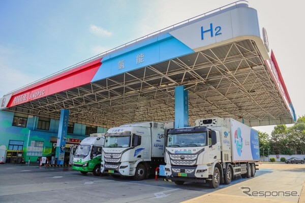 シノペックの水素燃料物流車が中国長江沿い1500kmの走行試験を完了