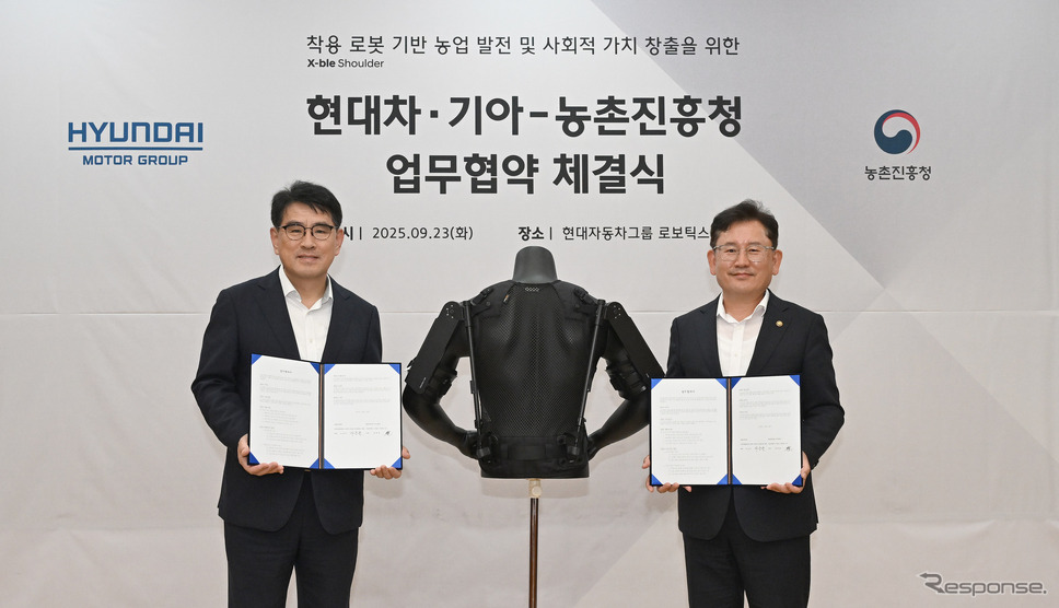 ヒョンデとキアが韓国農村振興庁と提携