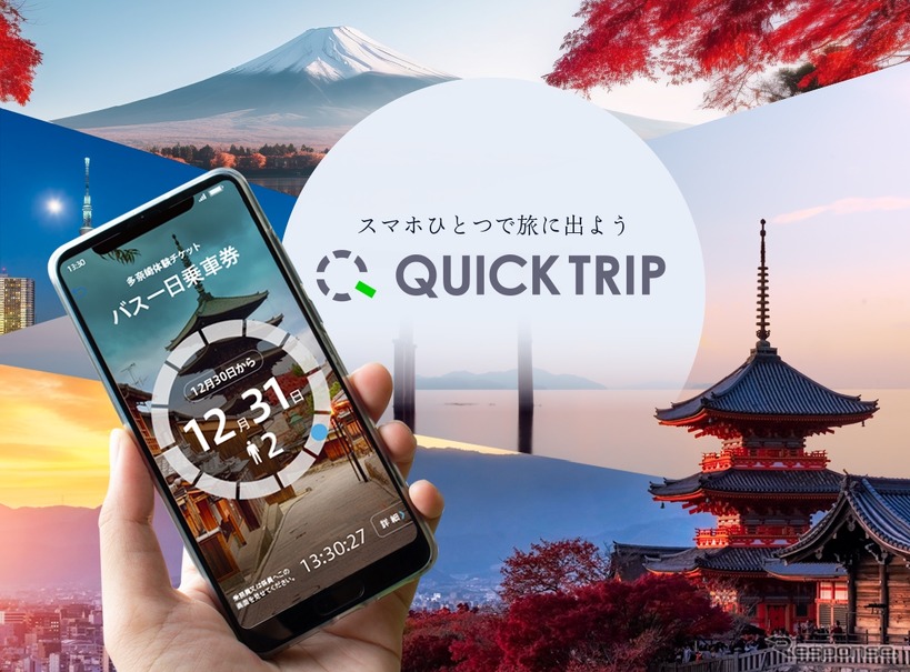 モバイルチケットシステム「QUICK TRIP Ticket」
