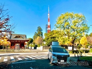 電測車(トヨタ・アルファードがベース)