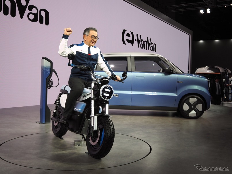 スズキの鈴木社長（ジャパンモビリティショー2025）