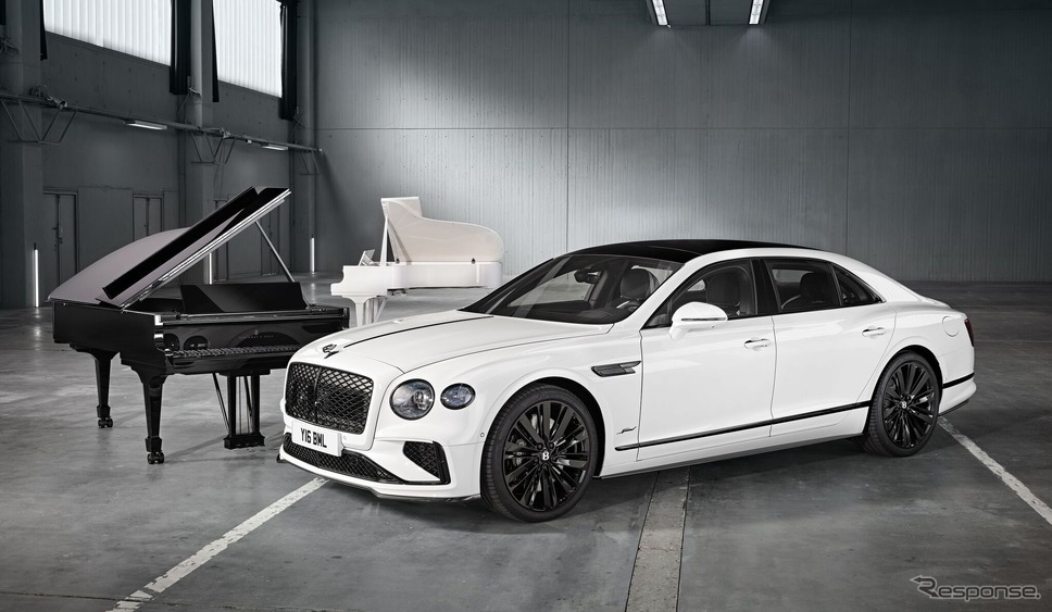 特別仕様のベントレー『フライングスパー・スピード』と限定生産ピアノ「スタインウェイ・グランドピアノ」