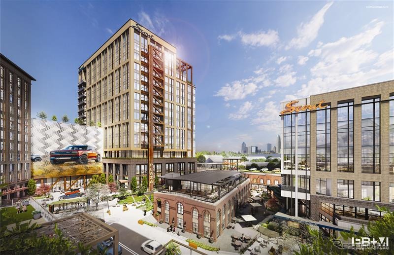 スカウトモーターズの米本社の完成イメージ