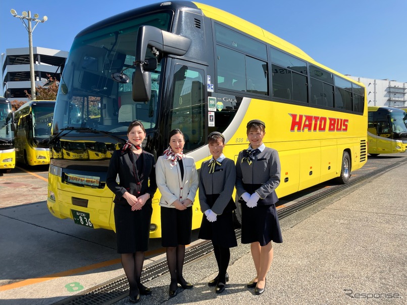 JAL客室乗務員とはとバスガイド