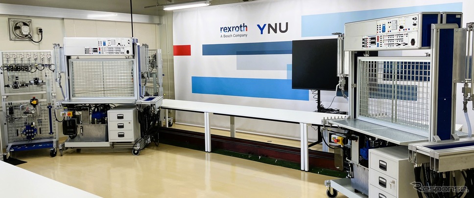 ボッシュ レックスロスが横浜国立大学に油圧機器を提供し「フルードパワートレーニングラボ」開設