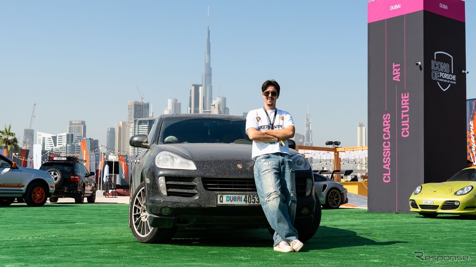 2009年型の初代ポルシェ『カイエン』とマテオ・ムサウイ氏