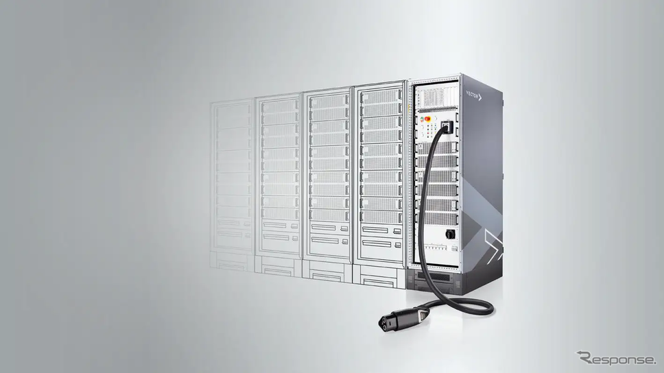 vCTS.performanceのマスターラック（4台の拡張ラック例）