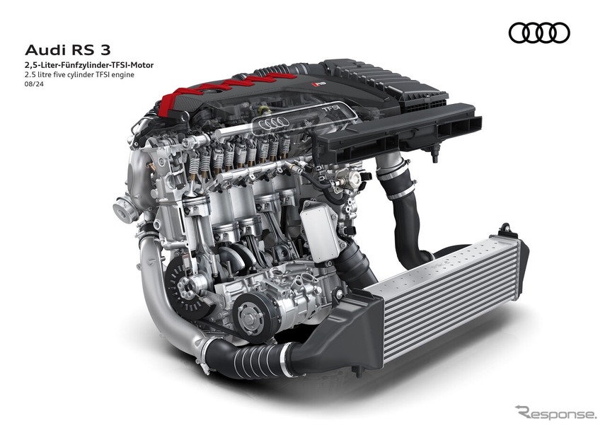 アウディの最新5気筒エンジン