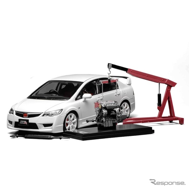 3代目ホンダ『シビック・タイプR』(FD2)2007年後期モデルの1/18スケールミニカー
