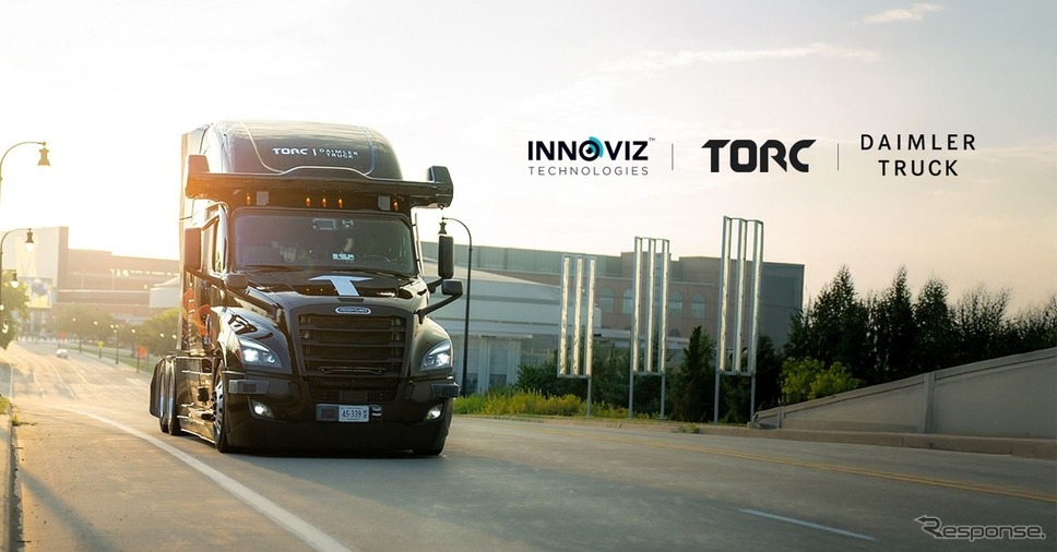 ダイムラートラックと子会社のトルクロボティクスがイノビズテクノロジーズをSAEレベル4自動運転セミトラックの量産向け短距離LiDAR供給パートナーとして選定